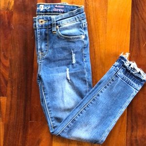 7 for all man kind brand ankle skinny jeans